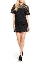 Women's Kendall + Kylie Crochet A-line Dress - Black