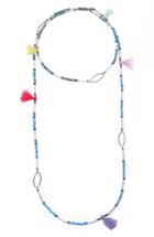 Women's Nakamol Design Long Beaded Tassel Necklace