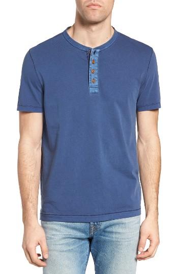 Men's Jeremiah Edmund Pigment Jersey Henley - Blue