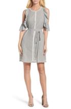 Women's French Connection Clea Cold Shoulder Dress - Black