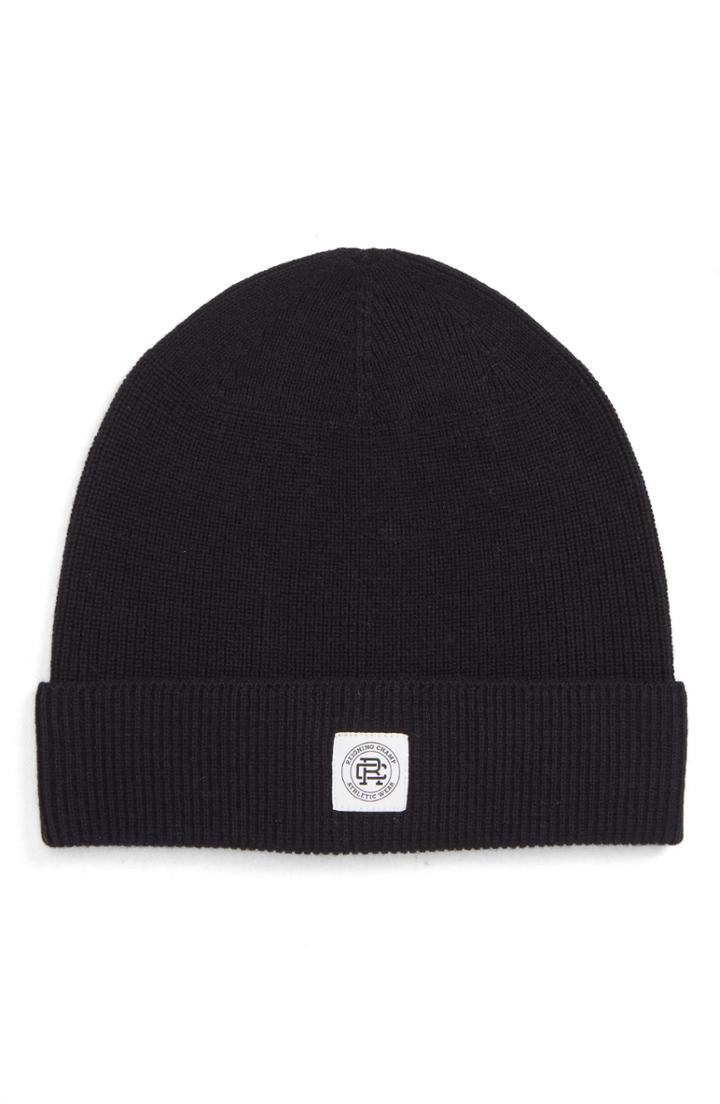 Men's Reigning Champ Merino Wool Beanie - Blue