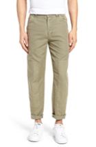 Men's Current/elliott The Worker Cotton & Linen Pants - Green