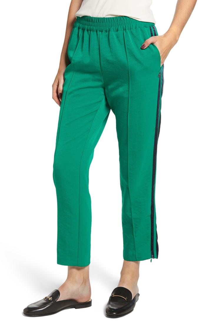 Women's Scotch & Soda Velvet Stripe Satin Track Pants