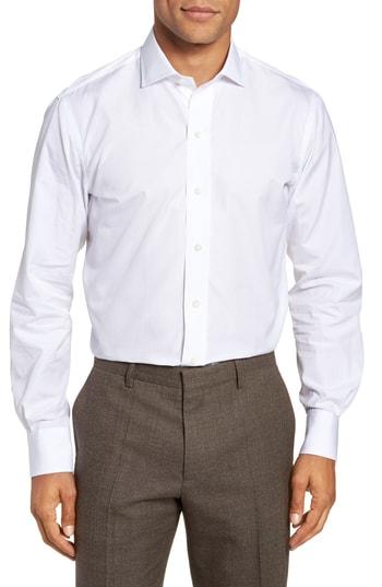Men's Ledbury Slim Fit Poplin Dress Shirt - White