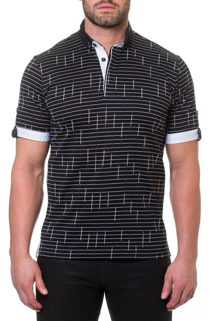 Men's Maceoo Framework Polo (s) - Black
