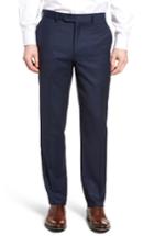 Men's Bensol Flannel Wool Trousers - Blue