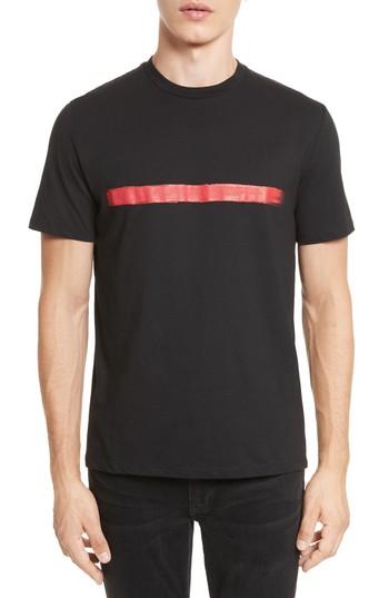 Men's Neil Barrett Brush Stroke Graphic T-shirt