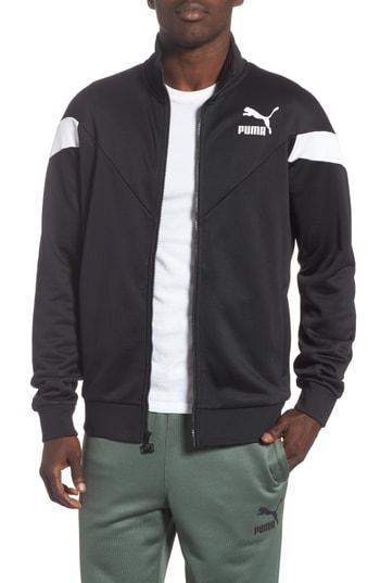 Men's Puma Mcs Track Jacket, Size - Black
