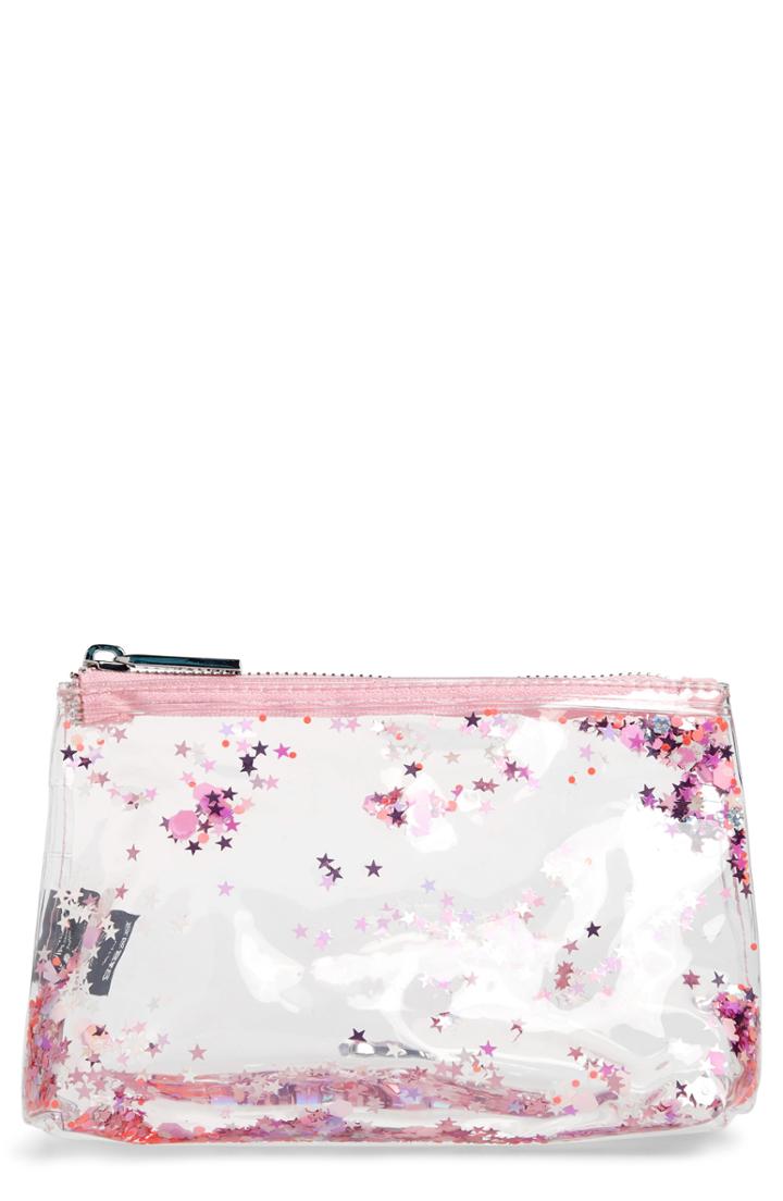Skinnydip Zephyr Liquid Glitter Makeup Bag, Size - No Color