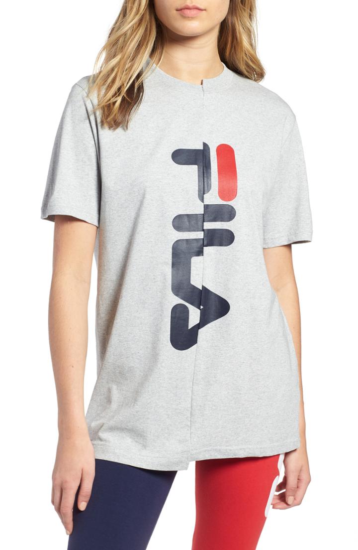 Women's Fila Teresa Spliced Tee - Black