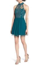 Women's Speechless Lace Fit & Flare Dress