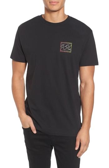 Men's Billabong Psycho Wave T-shirt - Black