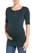Women's Lab40 'joey' Maternity/nursing Top - Green