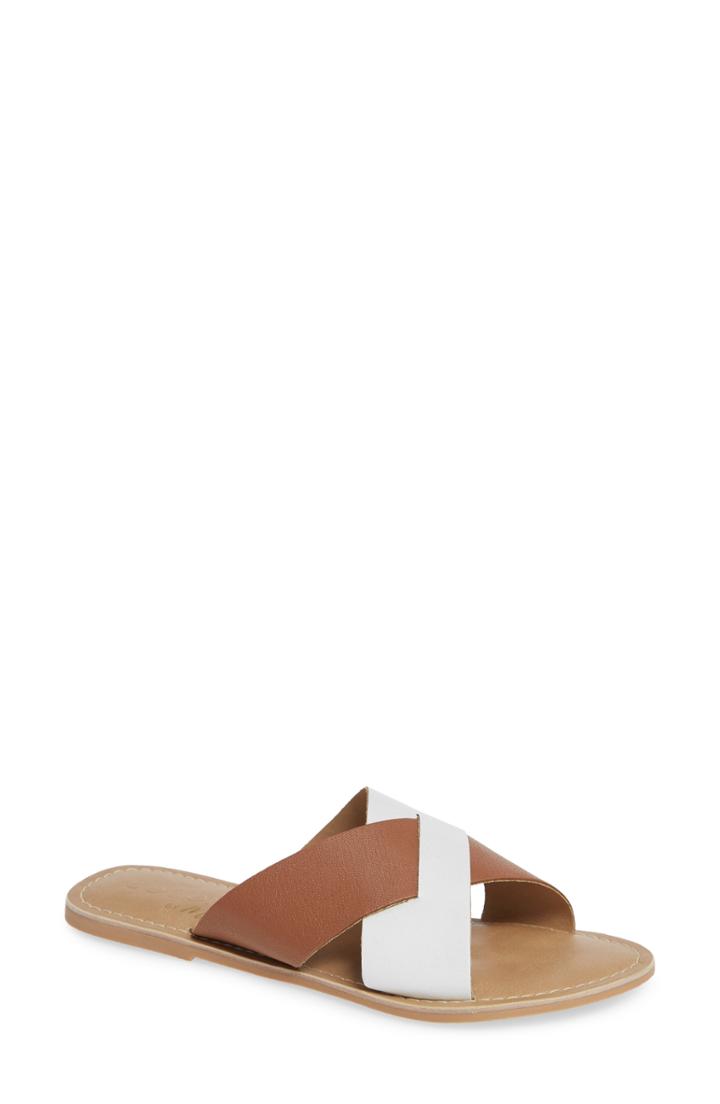 Women's Coconuts By Matisse Wilma Slide Sandal M - Brown