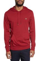 Men's Lacoste Pullover Hoodie (m) - Red