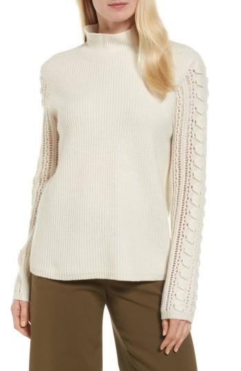 Women's Emerson Rose Mixed Stitch Cashmere Sweater