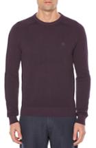Men's Original Penguin Honeycomb Pique Sweater - Purple
