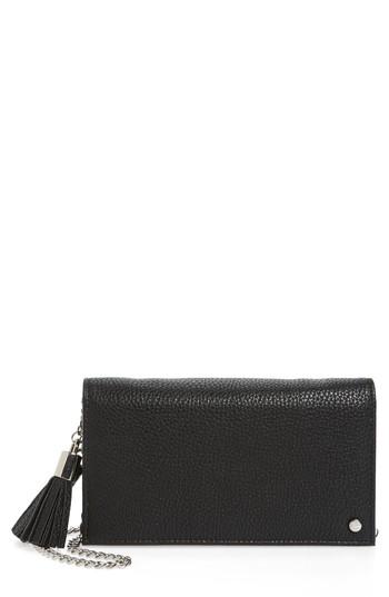 Mali + Lili Tassel Convertible Faux Leather Clutch -