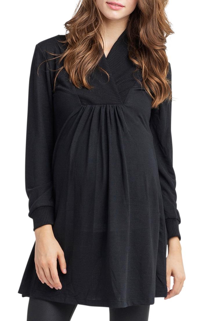 Women's Nom Maternity Tanya Maternity Tunic - Black