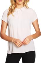 Women's Cece Cap Sleeve Collared Top - Pink