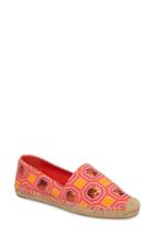 Women's Tory Burch Cecily Sequin Embellished Espadrille M - Pink