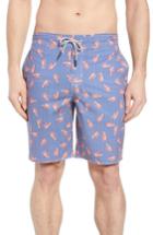 Men's Johnnie-o Fin Swim Trunks, Size - Blue