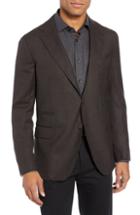 Men's Eleventy Trim Fit Wool Blazer Us / 50 Eu R - Burgundy