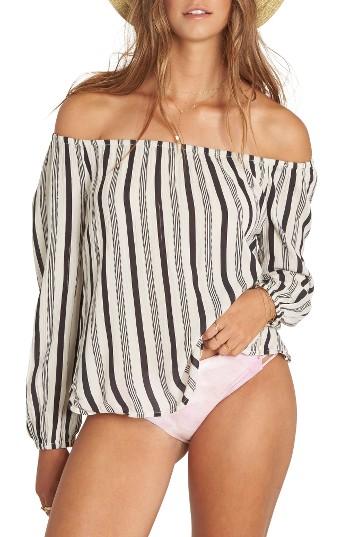 Women's Billabong Mi Amore Print Off The Shoulder Top