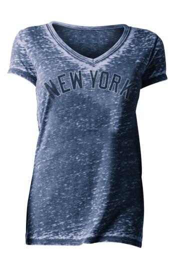 Women's New Era Cap Mlb Burnout Tee - White