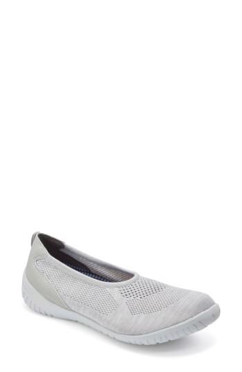 Women's Rockport Raelyn Knit Ballet Sneaker M - Grey