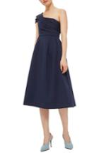Women's Topshop One-shoulder Midi Dress Us (fits Like 0) - Blue