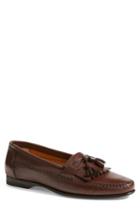 Men's Santoni 'forester' Kiltie Tassel Loafer D - Brown