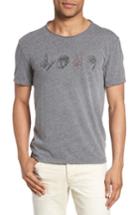 Men's John Varvatos Star Usa Love In Sign Language Graphic T-shirt, Size - Grey