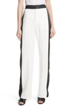 Women's Mm6 Maison Margiela Side Stripe Jersey Trousers Us / 36 It - White