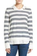 Women's Joie Rika J Layered Look Stripe Sweater