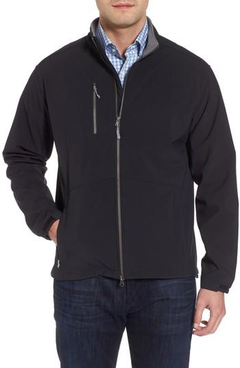Men's Peter Millar Anchorage 3-layer Soft Shell Jacket - Black