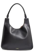 Lodis Blair Collection - Dara Italian Leather Hobo - Grey