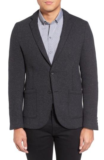 Men's Zachary Prell Trim Fit Knit Sport Coat - Grey