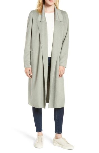 Women's Sosken Bella Brushed Knit Duster Coat - Green