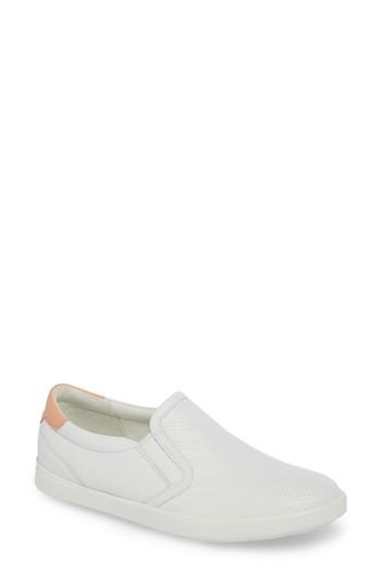 Women's Ecco 'aimee' Slip-on Sneaker -8.5us / 39eu - White