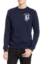 Men's Brixton Rawson Raglan Crewneck Sweatshirt - Blue