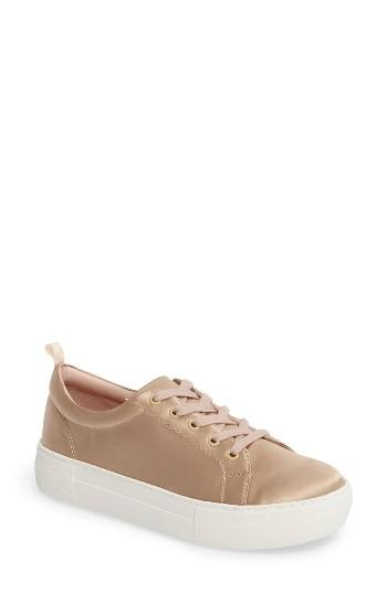 Women's Jslides Amber Platform Sneaker .5 M - Beige