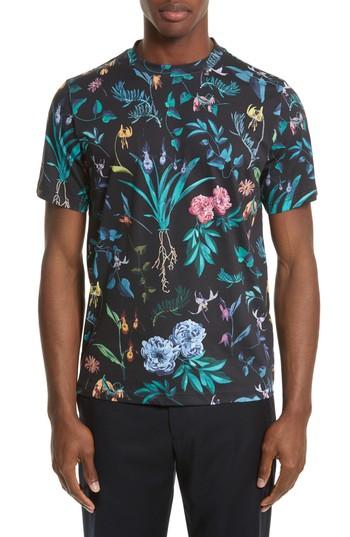 Men's Ps Paul Smith Print T-shirt - Black