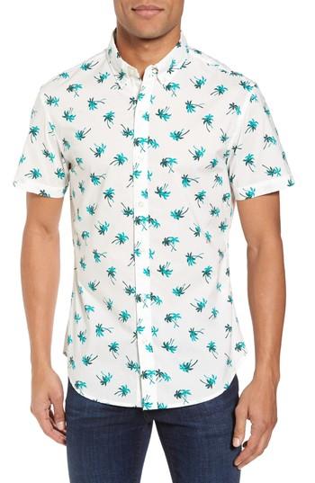 Men's Bonobos Slim Fit Palm Tree Print Sport Shirt