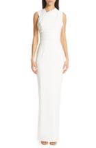 Women's Rachel Gilbert Atlas Stretch Crepe Gown - Ivory