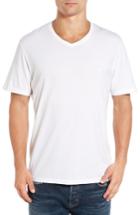 Men's Rodd & Gunn Solway Sports Fit V-neck T-shirt, Size - White