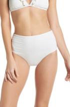 Women's Chelsea28 High Waist Bikini Bottoms - Ivory
