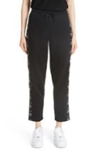 Women's Vetements Logo Tape Sweatpants - Black