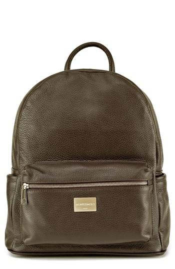 Men's Montezemolo Leather Backpack - Red