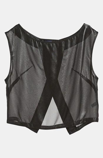 Tildon 'origami' Sheer Top